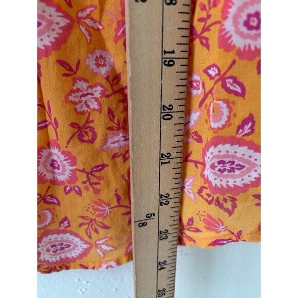 Talbots Petite MP Climbing Jacobean Floral Button-Down Shirt - Picture 7 of 10